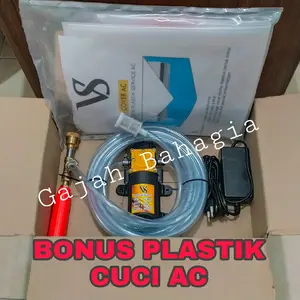 Alat steam cuci motor mobil ac pompa dc 12 volt 120 psi paket plastik cuci ac siap pakai