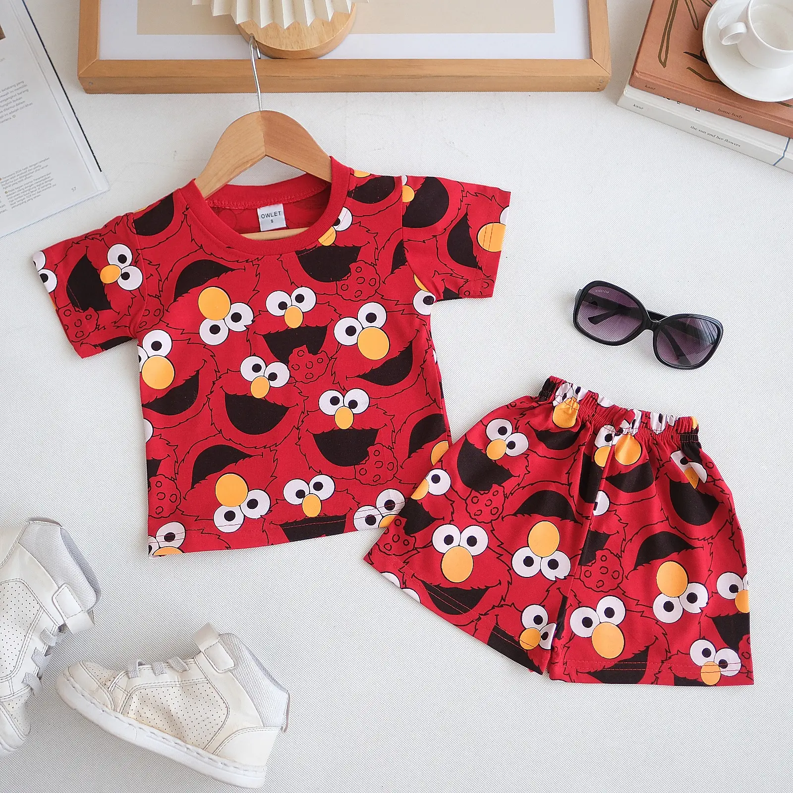 owlet - Setelan anak printing/setelan anak bergambar/setelan anak full printing 1-7thn Parsel