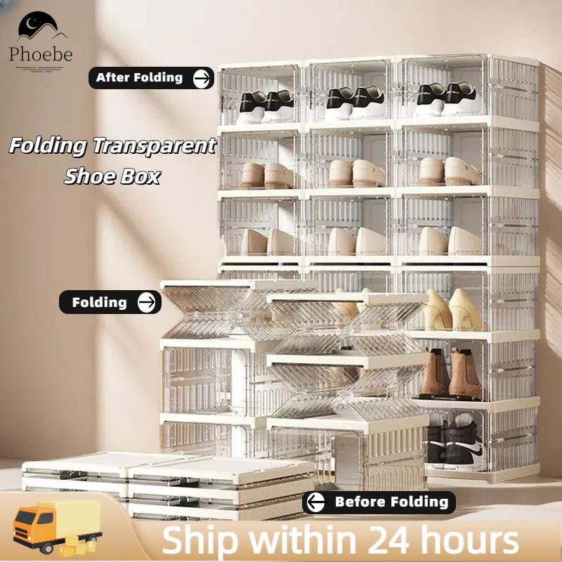 Phoebe Foldable Shoe Box Shoe RackPaydayOrganizer shoe storage - TikTok ...