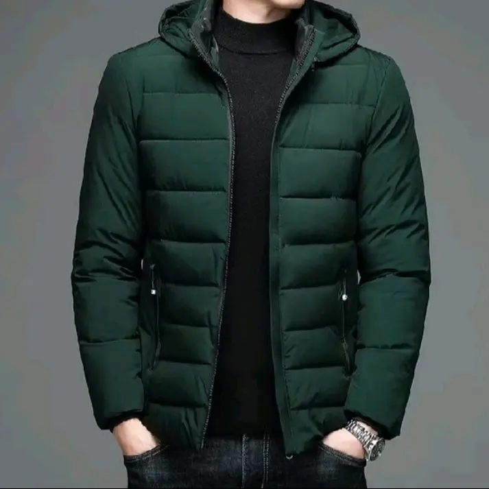 Jaket musim dingin pria/ Jaket winter pria/ Jaket hangat tebal/ Jaket kembung Casual Hitam 1
