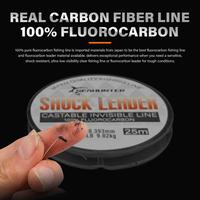 Gambar [OFFICIAL] SeaHunter Shock Leader Senar Pancing (25 Meter) Castable Invisible Fishing Line Real Carbon Fiber Line Fluorocarbon Fishing line Upgrade Japanese Original Line for Laut Ikan - Shock Leader, 4.4lb dari SeaHunter Tackle Store Kab. Tangerang 4 Tokopedia