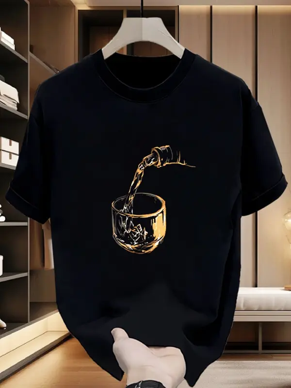 Kaos Tren Cetak Fashion Pria dan Wanita Muda 2025 - Bahan Nyaman - Toko Fashion Combed Cowok 2
