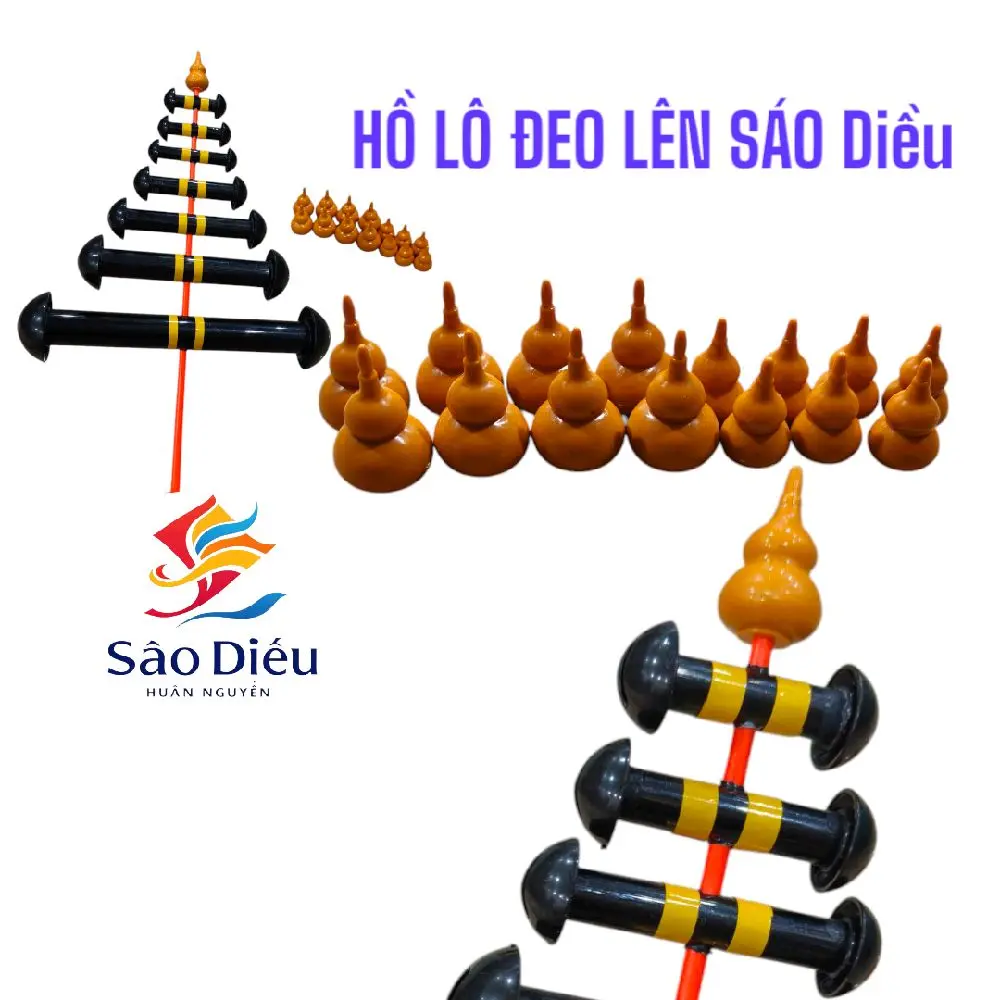 Hồ lô sáo nhựa Huân nguyễn ulltra lắp lên sáo diều