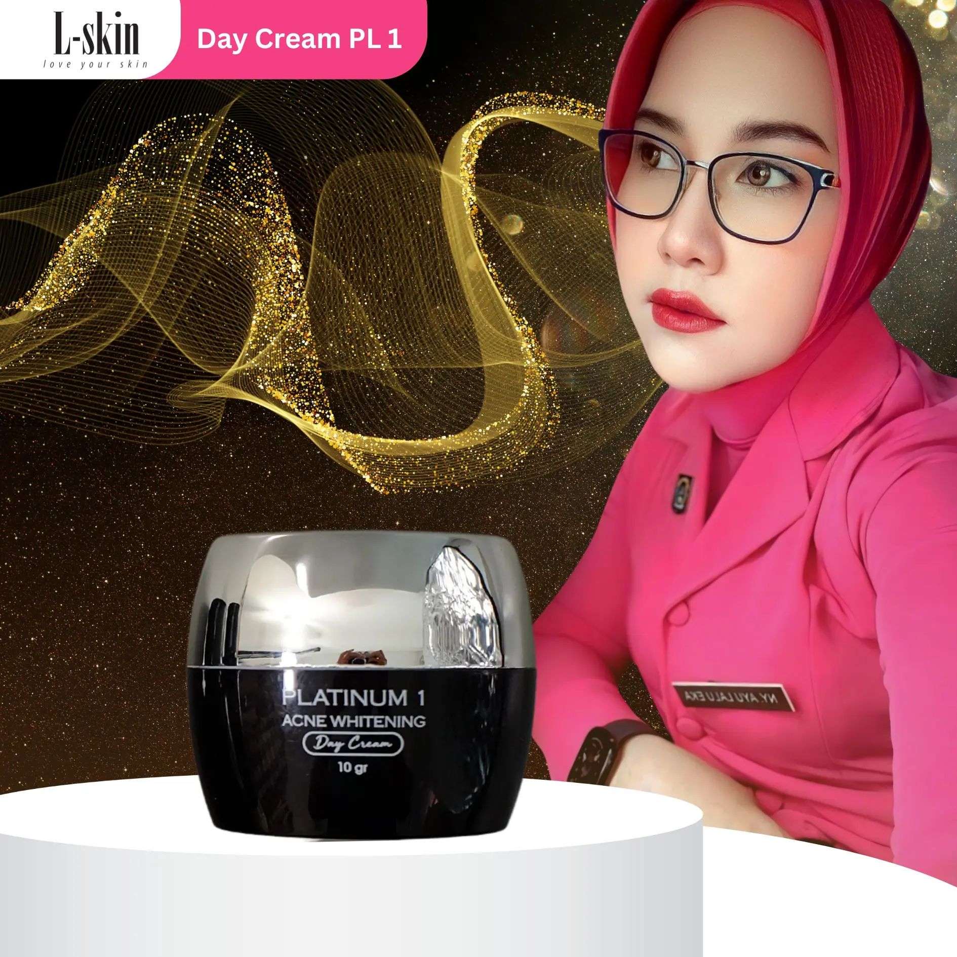 Lskin | L skin | lskin Day Cream Platinum 1 Menghilangkan Jerawat dan Memutihkan Wajah