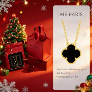 Dây Chuyền Cỏ Bốn Lá May Mắn 13mm - Nhẹ Sang Thời Trang Đơn Giản - Quà Giáng Sinh Cho Vợ Bạn Gái - Phụ Kiện Đẹp Ý Nghĩa