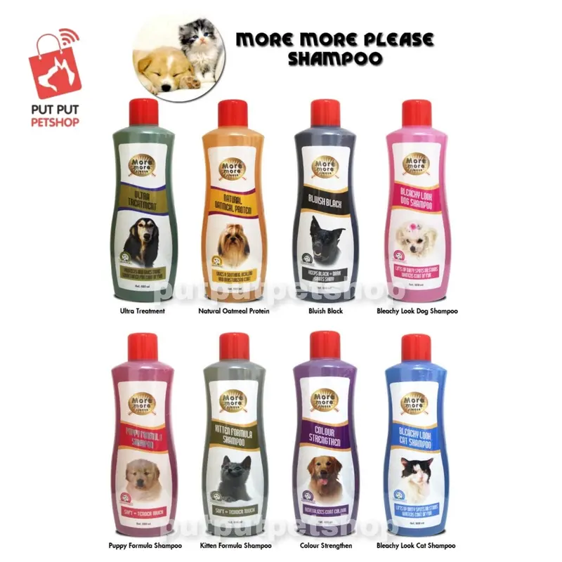 Shampoo Kucing & Anjing More More Please Cat Dog Shampoo 600ml 0