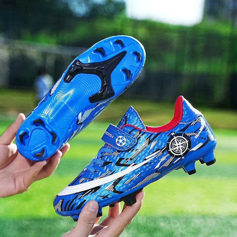 Kasut Bola Sepak, Rumput Profesional, Untuk Kanak-kanak dan Lelaki, Latihan Duri Panjang Luaran, dengan Gancu, But Bola Sepak, Sesuai untuk AG / TF Bola Sepak, Jualan Penghabisan, untuk Lelaki dan Wanita