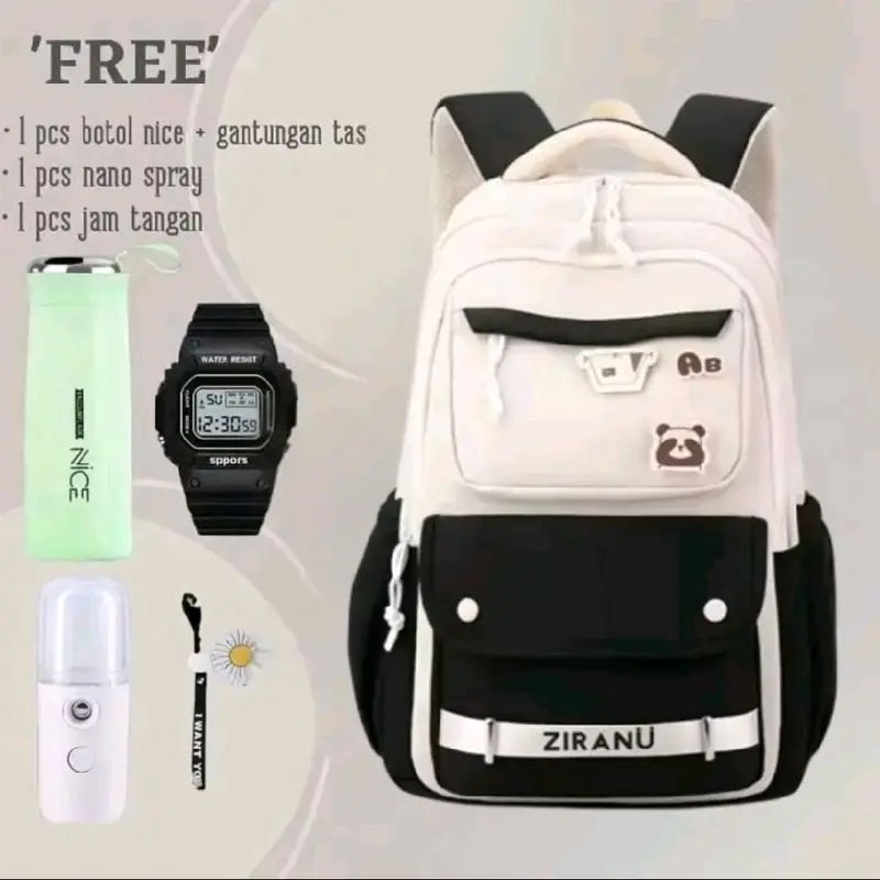 Ransel Anak Sekolah Smp Kualitas Tahan Air Banyak Bonus Cocok Untuk Sekolah Bisa COD Perempuan Backpack Wanita 1