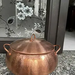 Nồi đồng gò thủ công xưa hầm nước bún bò siêu nóng