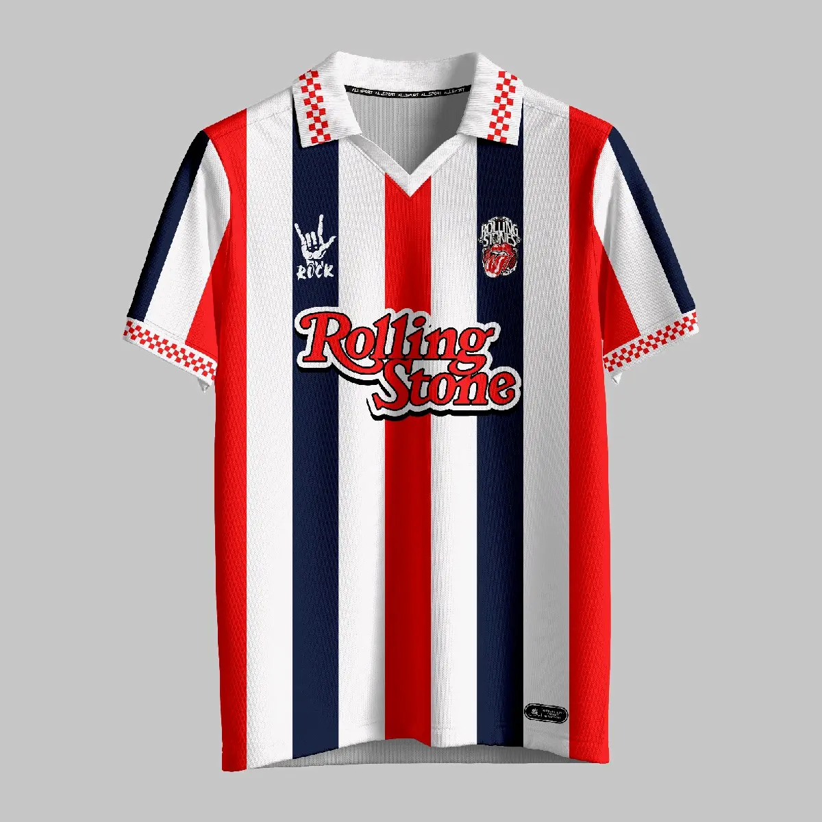 BAJU JERSEY ROLLING STONES // KAOS BAND VINTAGE TERBARU // FULLPRINT FREE NAMA DAN NOMER