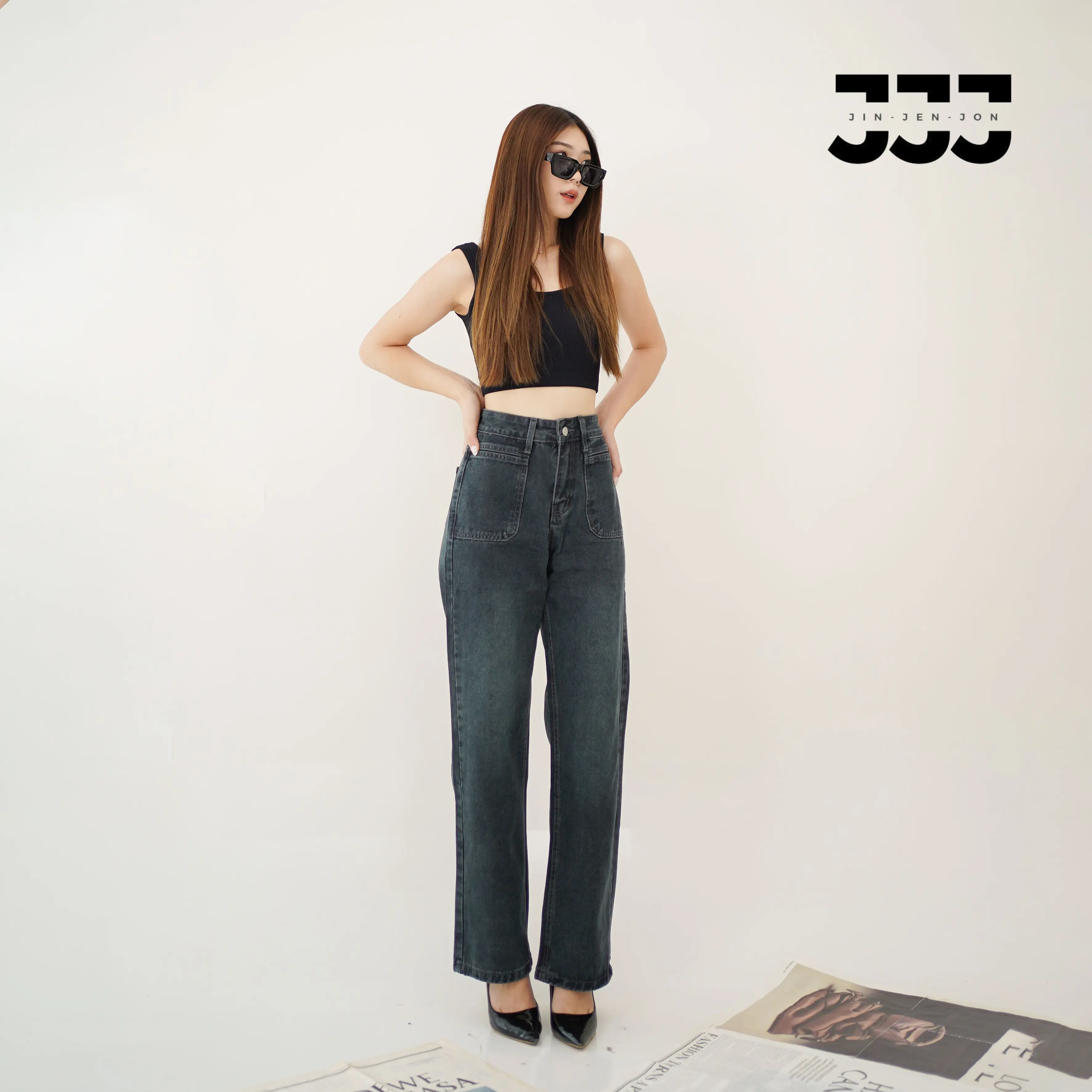 JJJ - Lassie Highwaist Kulot Jeans