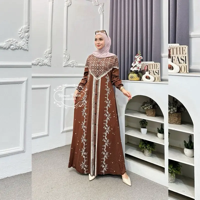 LUXURY DRESS by REMAR OFFICIAL - Gamis Muslim Wanita Terbaru Dress Lebaran Kondangan Size M-XXXL 7