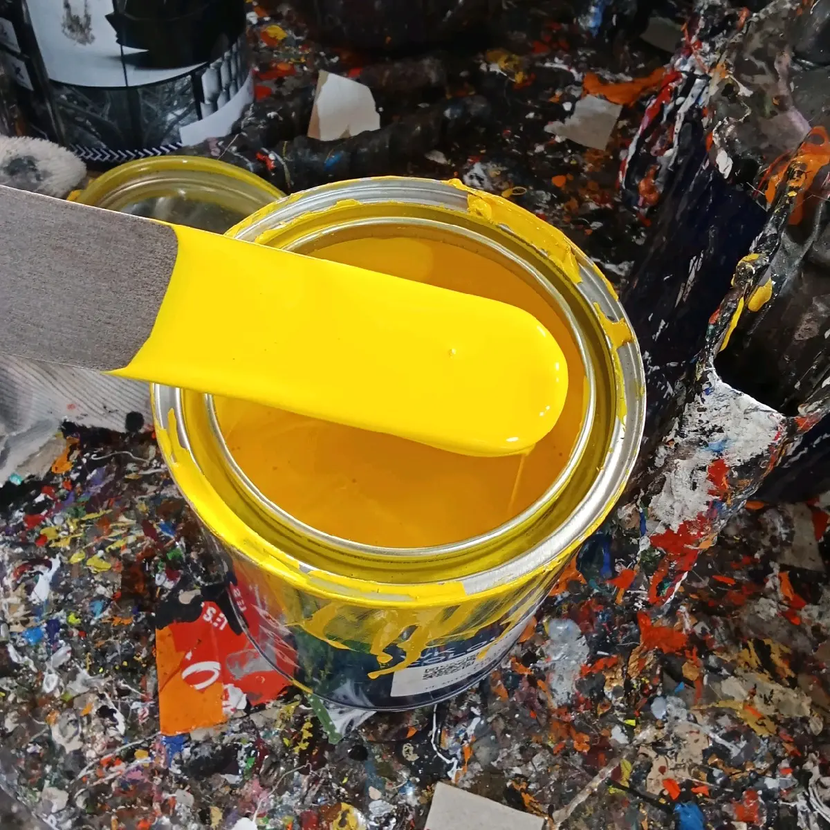 CAT LEMON YELLOW CAT MOTOR,MOBIL,DLL Car Paint