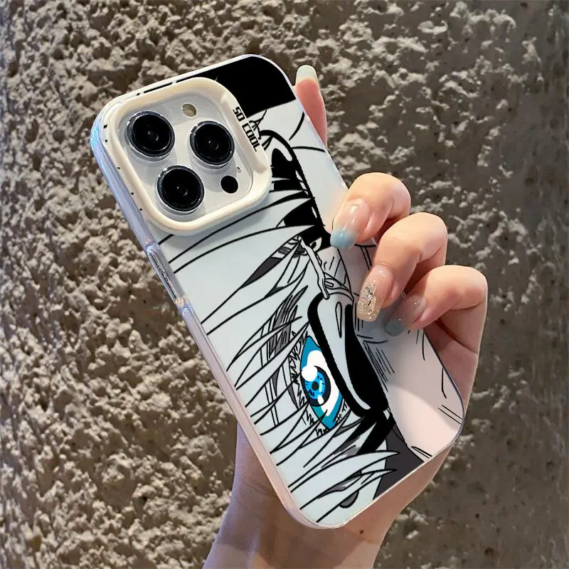 Case Anime Jujutsu Kaisen Gojo Satoru Eyes Case Premium Matte Case HP Ip 15 Pro Max Antishock antinoda Case Untuk iPhone X XR XS anime case hp ip 11 12 14 13 Pro Max cowok casing hp ip XR 7 8 Plus X XS Max hard case 0