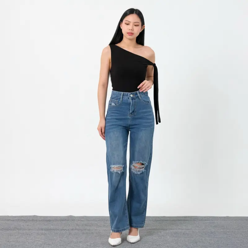 Jeans 156 Celana Panjang Highwaist Wanita Jeans