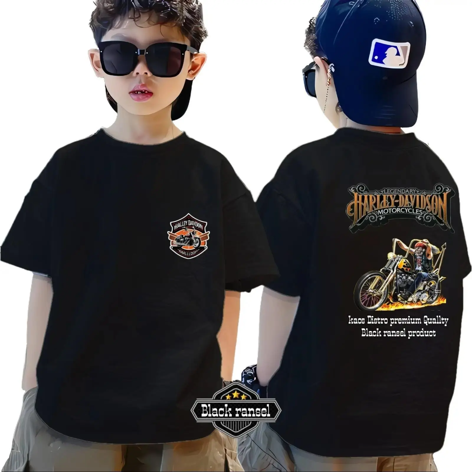 Kaos Anak Harley Davidson Fashion Untuk Gaya Kasual
