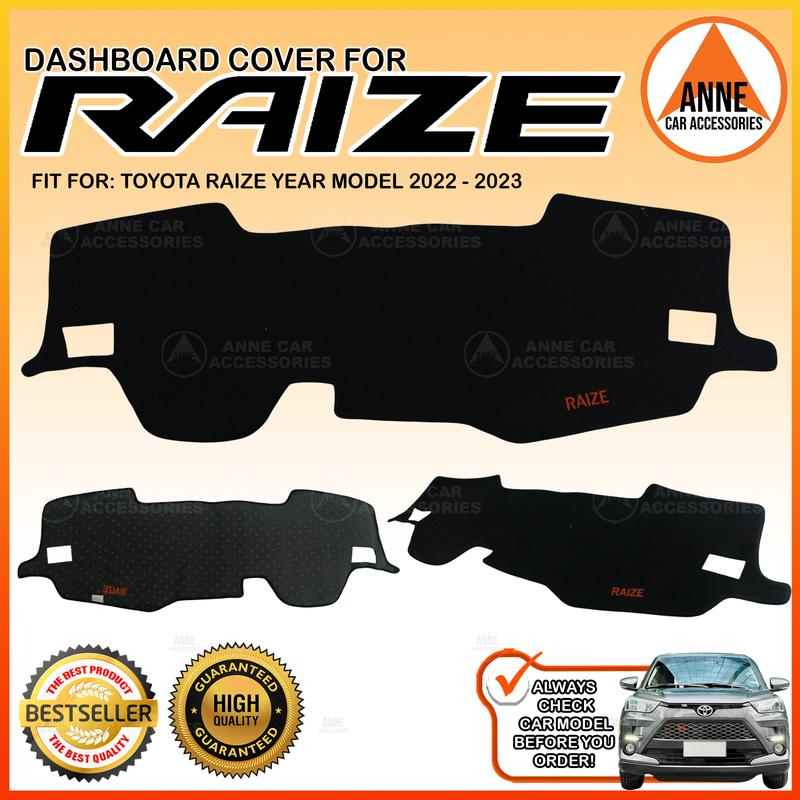 Black Dashmat / Dashboard Cover For Toyota RAV4 MXAA52R / AXAH52R (2019–2025) RHD – Sunland