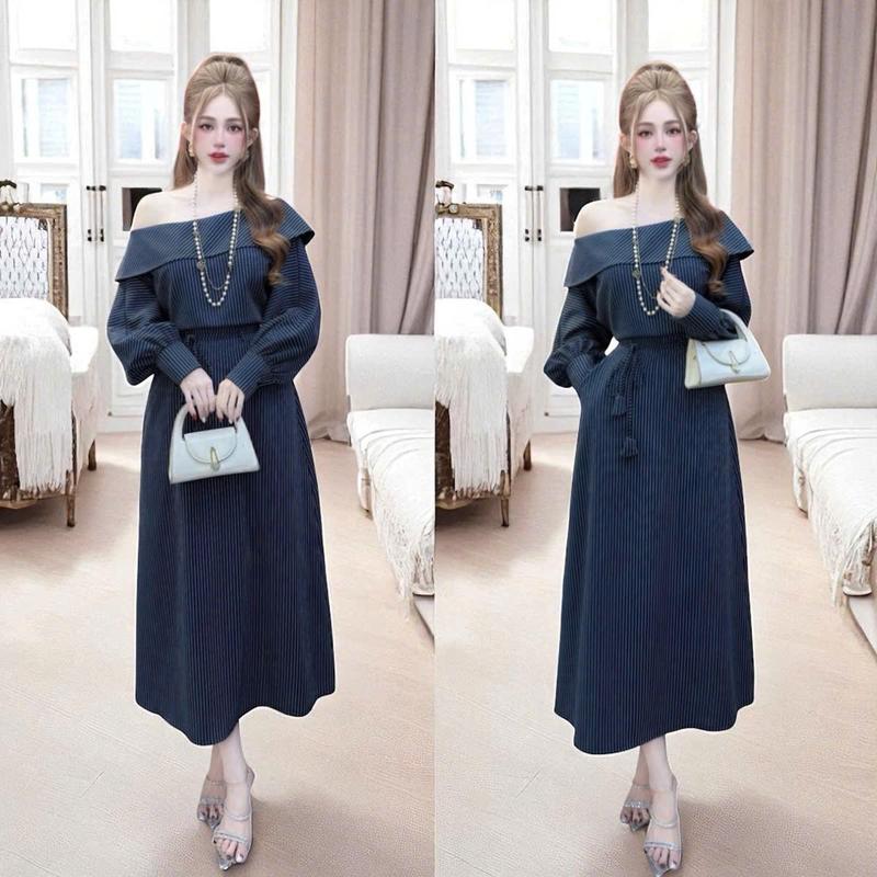  *Set áo váy CRAZYTEEN S6418 gồm áo kiểu sơ mi và chân váy suông để đi chơi   Áo kiểu  Chân váy  Dây cột   Set đồ nữ đẹp 