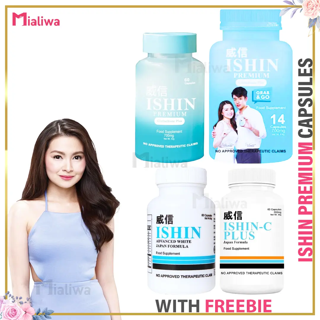Ishin Japan Formula Advanced White Premium Glutathione Ishin-C Plus Curves Capsules Natural Food Supplement Collagen Ishin Japan Formula Advanced White Premium Glutathione Ishin-C Plus Curves Capsules Natural Food Supplement Collagen