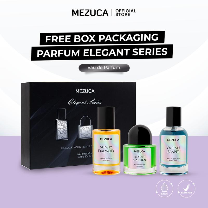 Dapat 3 PCS Parfum Mezuca 30mL Elegant Series Free Box Eau De Parfume BPOM Perfume Wangi Tahan Lama Unisex 1