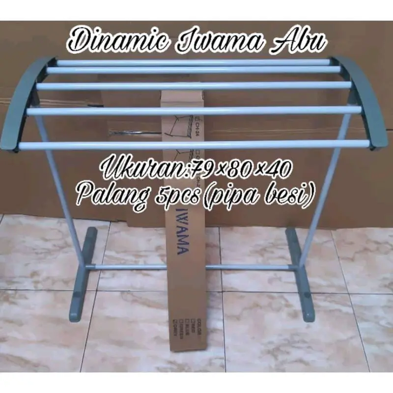 Jemuran handuk vinoda atau rak handuk  satu kaki Besi 1