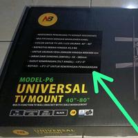 Gambar Breket Bracket Brecket TV LCD LED NB P6 North Bayou BREKET LCD NBP6 dari North Bayou Indonesia Kota Administrasi Jakarta Utara 5 Tokopedia
