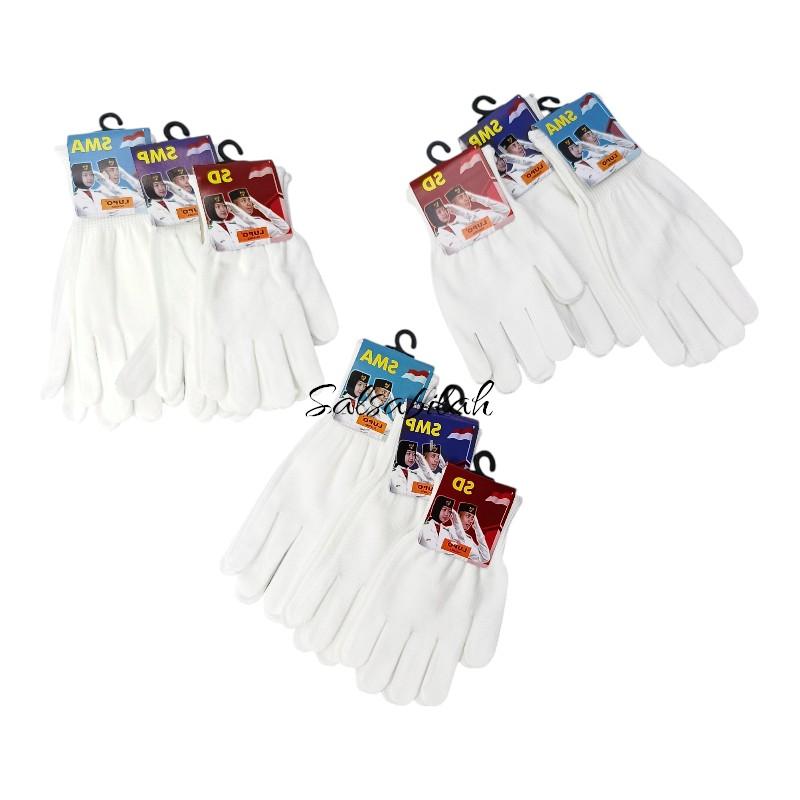 Sarung tangan anak paskibra SD SMP SMA Cewek Perempuan Sarung tangan anak paskibra SD SMP SMA Cewek Perempuan