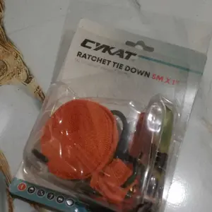BELTER | tali pengikat barang 1" x 5 Meter | ratchet tie down track belt cargo