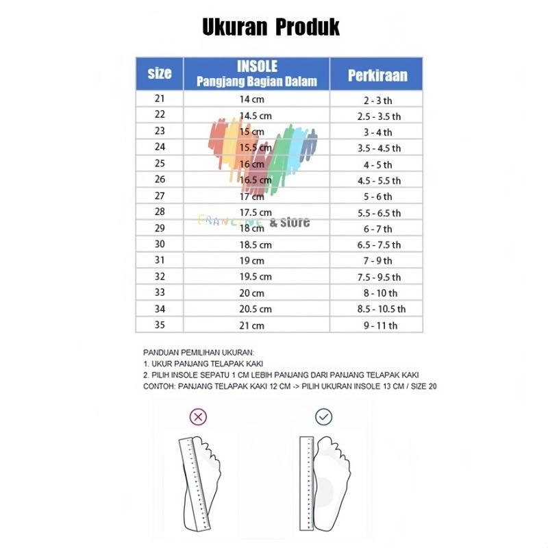 Francine S101 PUNCAK Sendal Gunung Anak Laki Star+ perempuan SPORT 2