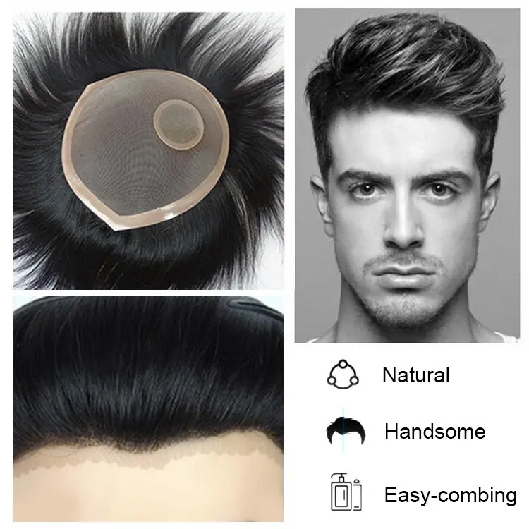 Fashion Men's Wig Head Cover Hightemperature Silk Chemical Fiber Wig Head Cover