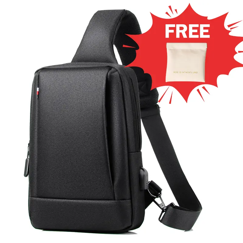 Crossbody Bag for Men Multi-layer HighQuality Waterproof Shoulder Bag Male Messenger Bag for Teenagers