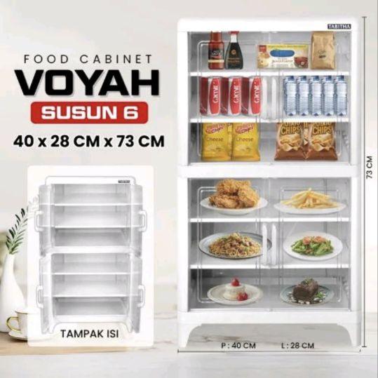 Voyah food Cabinet rak lemari dapur rak lemari makanan stroge rak Penyimpanan serbaguna anti seranggga