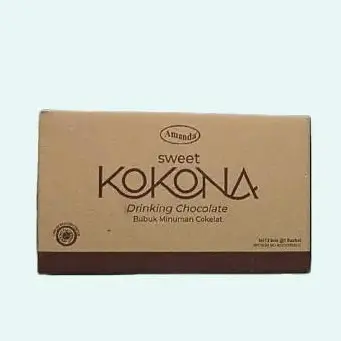 Kokona Less Sugar 1 Karton (12 Box) Harga Grosir, Minuman Dark Cokelat Chocolate Susu Amanda