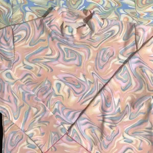 Hl Calla Marble Shirt-Kaos Motif Marble Crew Neck Realpict Kaos Muslim Panjang Atasan Wanita Pasti Diskon