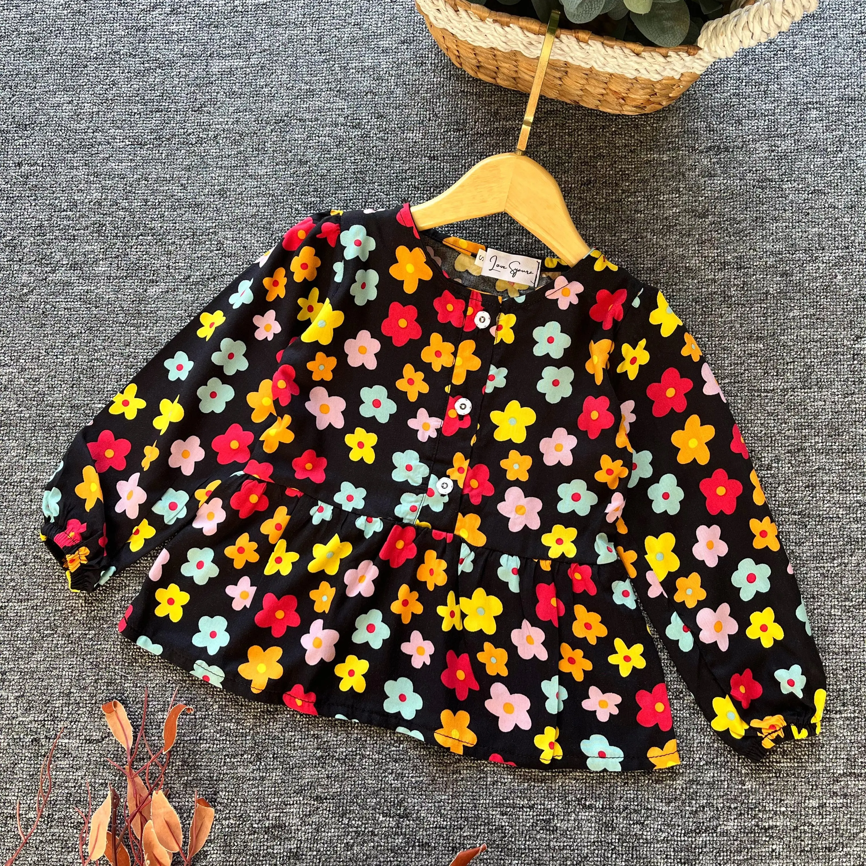 Hana Rayon Top - Twinning Mum & Girl (1Y to 10Y)