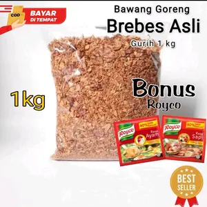 Bawang Goreng 1 Kg [ B ] Termurah Brambang Brebes Campuran •Berkualitas -Bahan Masakan bumbu dapur lengkap
