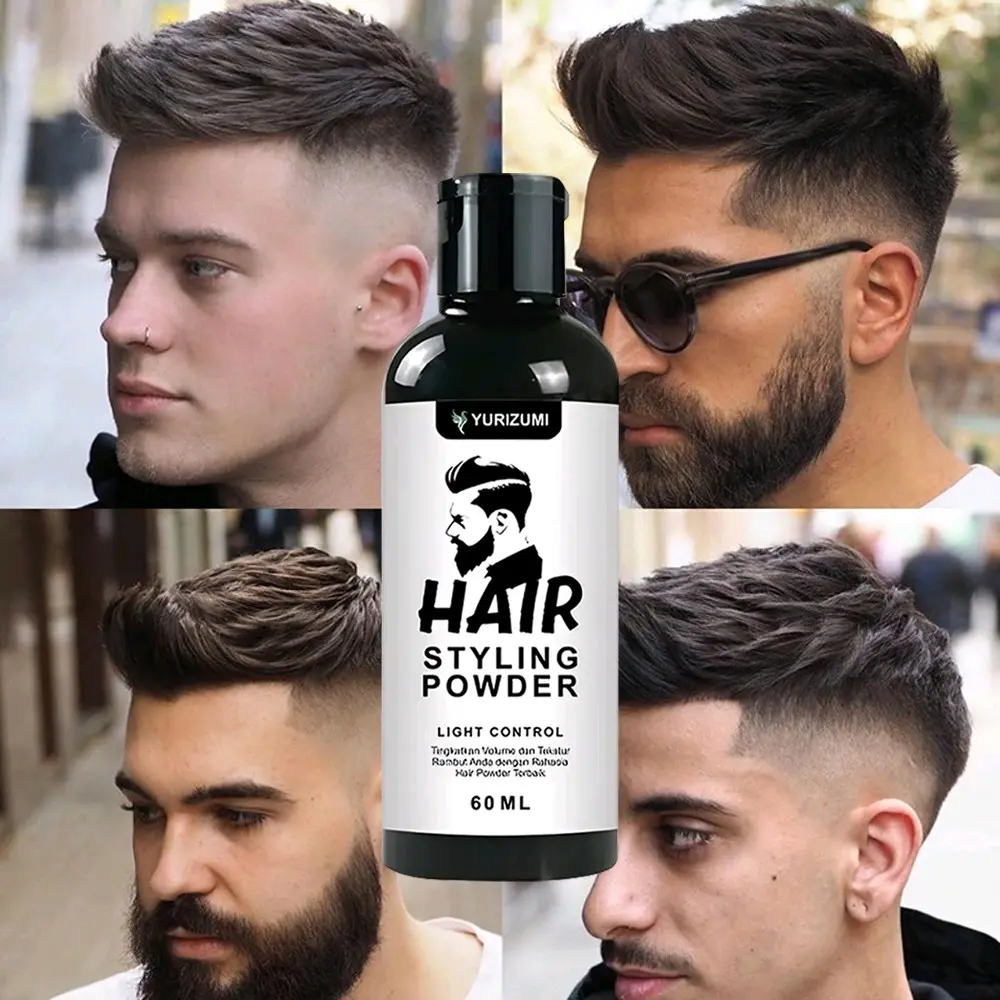 YURIZAMI HAIR POWDER pria & wanita unisex hair stayling powder untuk Pomade Bubuk bedak rambut Berminyak