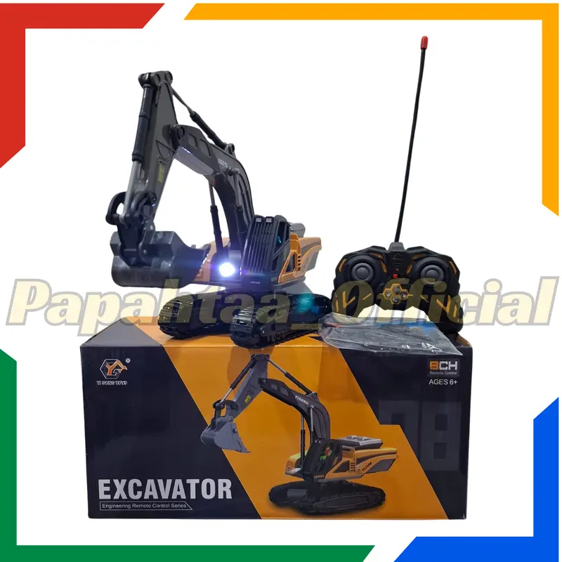 Rc Alat Berat Mainan Remote Control Anak Remot Kontrol Truk Excavator 8 Channel Toys 5