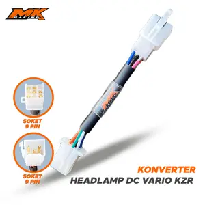 MK Racing Soket Konverter DC Headlamp Vario 125 Bohlam /KZR