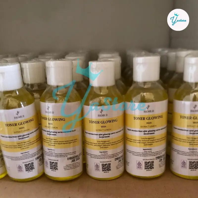TONER GLOWING EXTRACT LEMON 60ml BPOM ORIGINAL 1