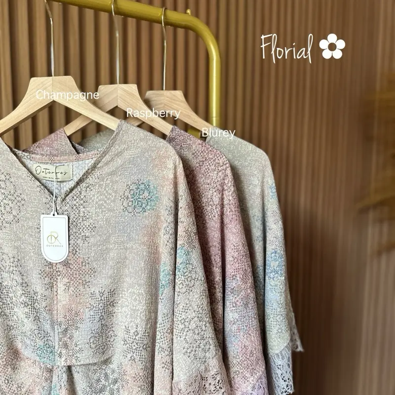 ZEETA RAYA KAFTAN by Outerres | Kaftan Lebaran | Kaftan Kondangan | Kaftan Gamis Muslim | Kaftan Dress Renda Brukat Wanita 7
