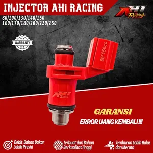 INJECTOR INJEKTOR AH1 RACING WR 155 NEW NMAX AEROX OLD AEROX NEW LEXI MIO M3 NEW MXKING NEW R15 VVA VIXION R VVA XSR MT15 GARANSI 6 8 10 HOLE 150 160 170 180 200 CC