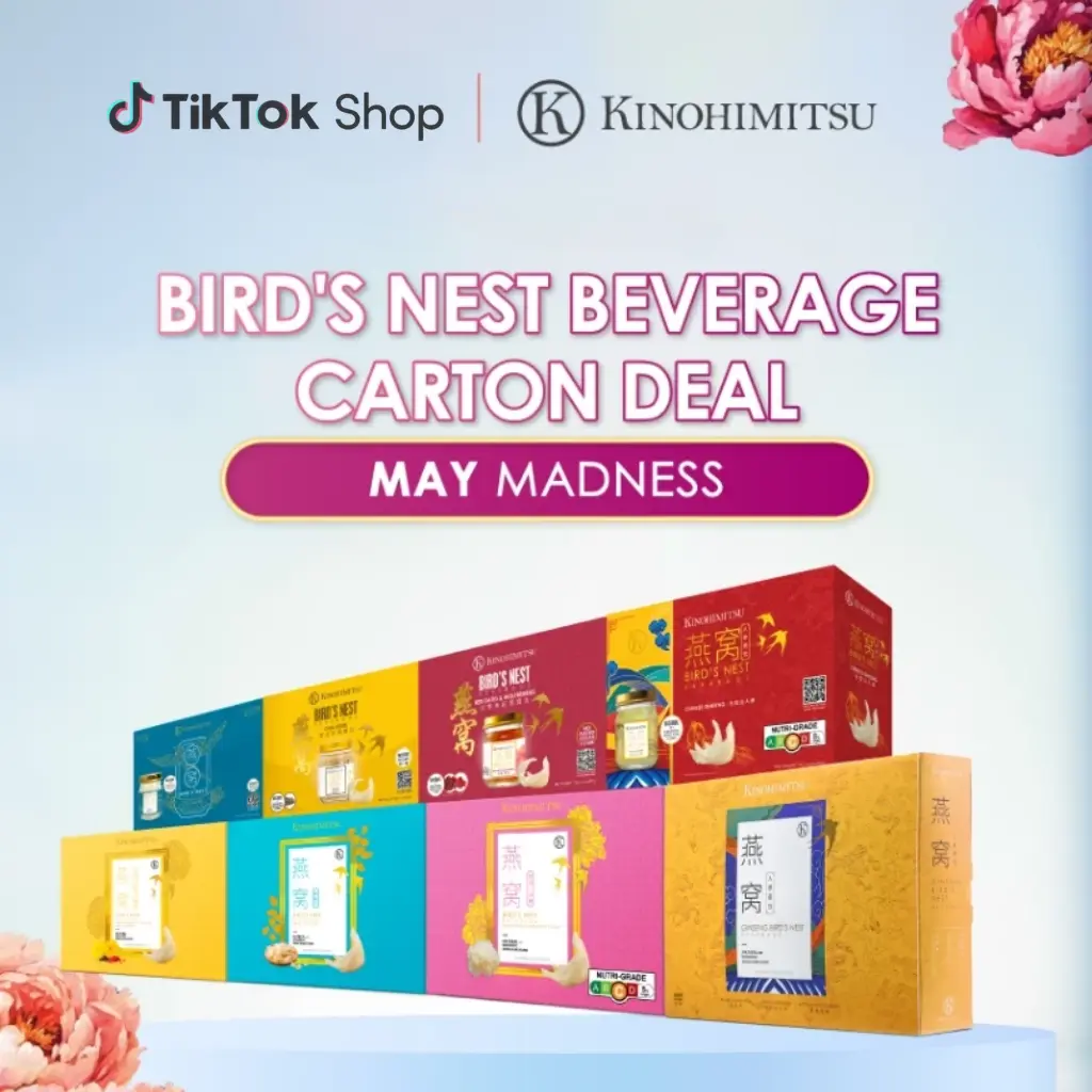 [Carton Deal] Kinohimitsu Bird's Nest 6 Boxes - Youthful Complexion, Strengthen Immunity