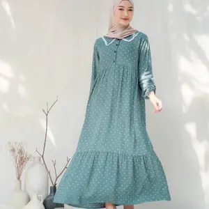 Gamis Poky | LD 100 | panjang 130 | bahan rayon Dress