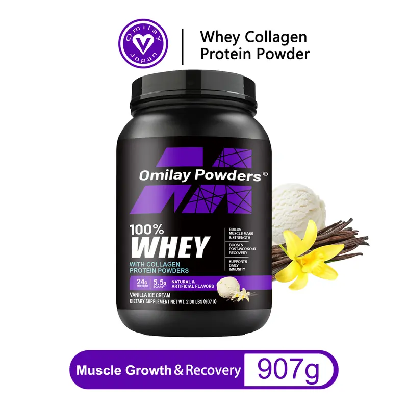 Omilay Pre Workout Powder Energy Drink with Creatine Monohydrate Lemon Lime 300 g