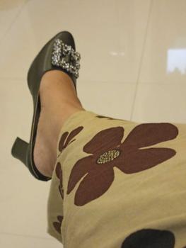 Product Review of HMF Yuiko High Heels Mules Wanita 7 cm AR08 from m**6 1