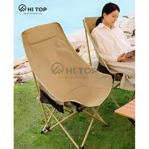 Kursi Lipat Setengah Bersandar Kursi Camping Dua Fungsi Duduk Dan Berbaring