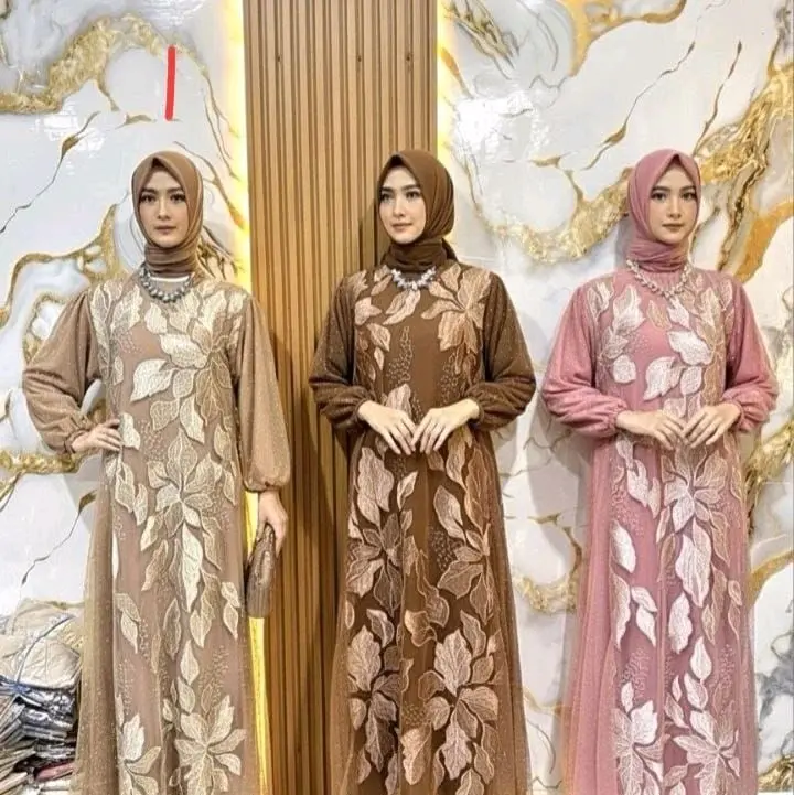 bahan brokat+tile+hijab