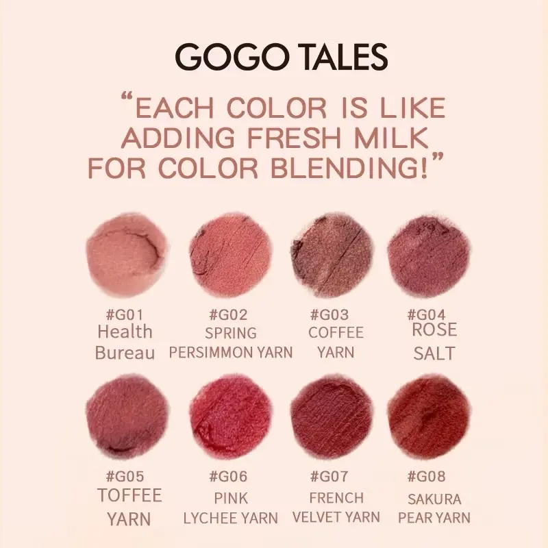 ￼GT476 Gogo Tales After Glow Creamy Liptint Mud 3