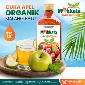 Organic Apple Cider Vinegar With The Mother Cuka Apel Makkata